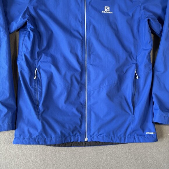 Salomon Advanced Skin Dry Mens Jacket L Gorpcore Outdoor Waterproof Hooded Tech - Picture 3 of 16